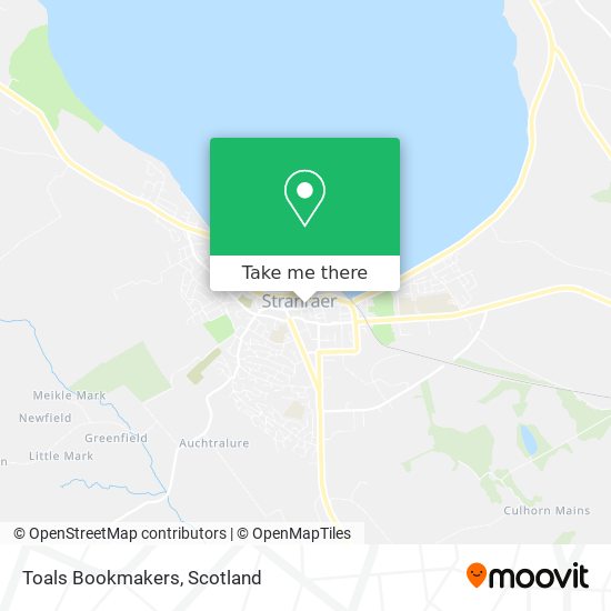 Toals Bookmakers map