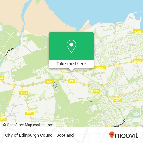 City of Edinburgh Council map