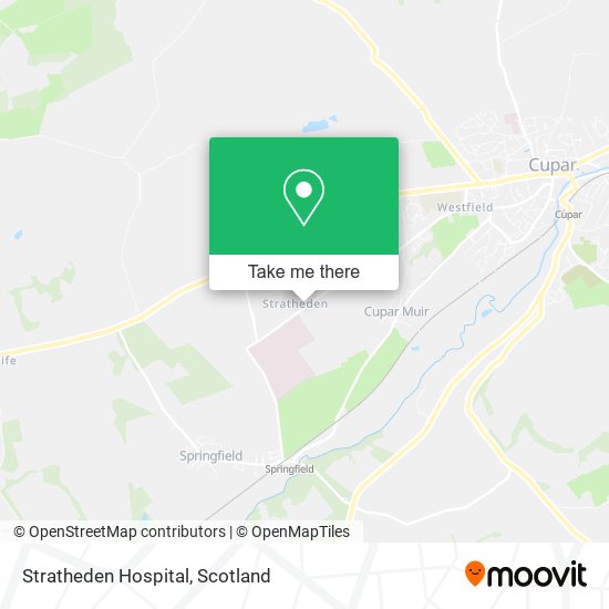 Stratheden Hospital map