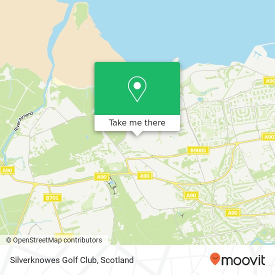 Silverknowes Golf Club map