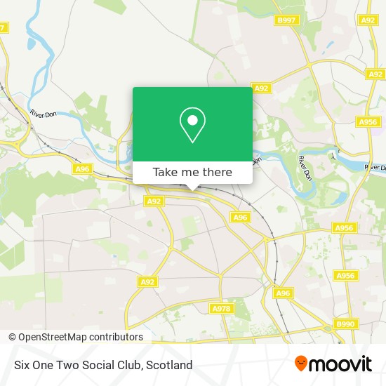 Six One Two Social Club map