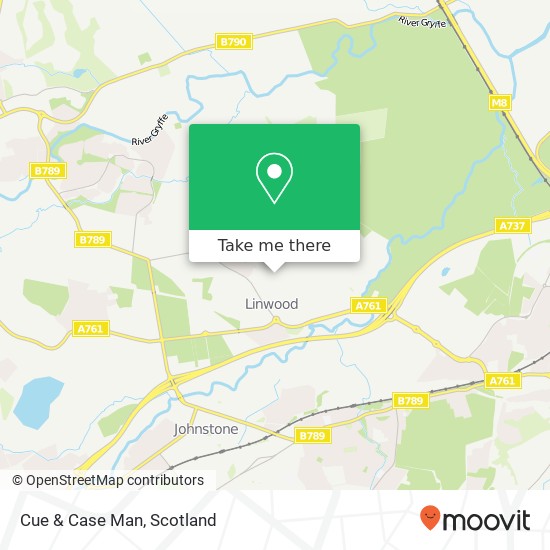 Cue & Case Man map