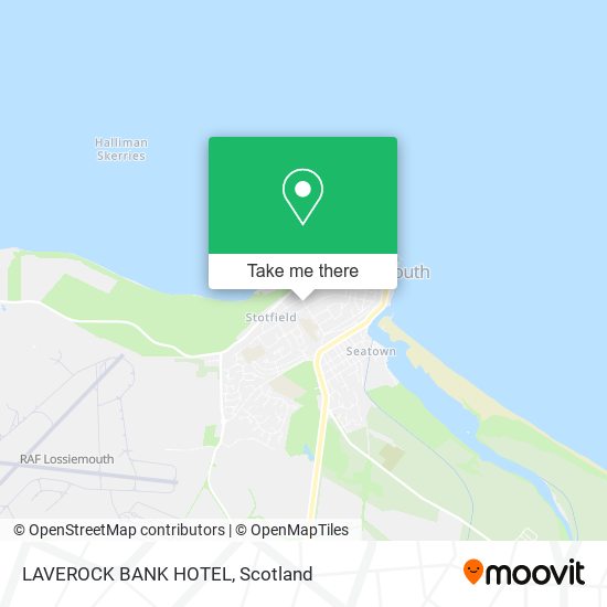 LAVEROCK BANK HOTEL map