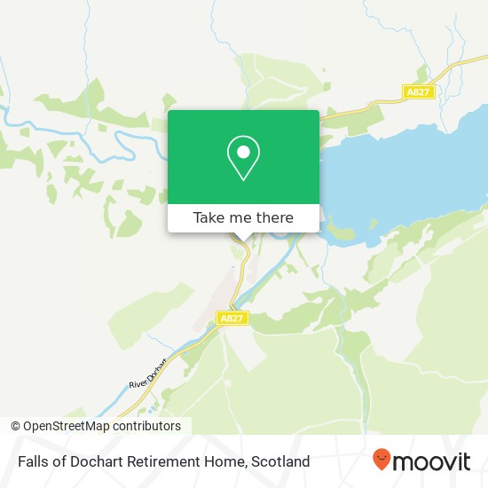Falls of Dochart Retirement Home map