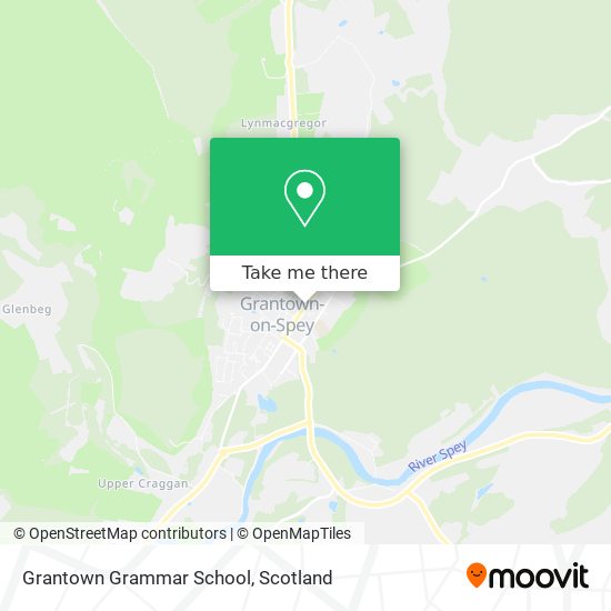 Grantown Grammar School map
