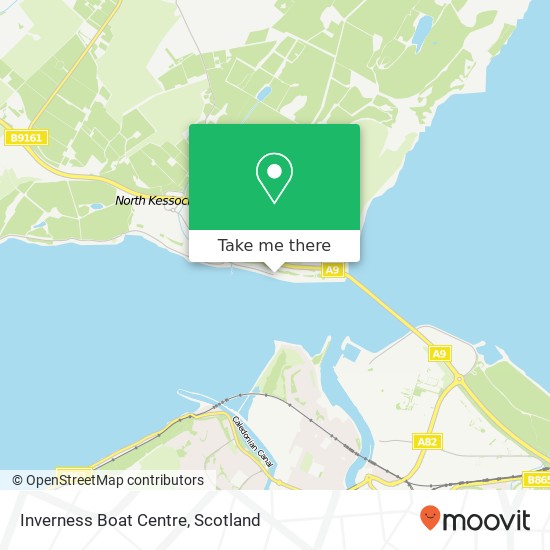 Inverness Boat Centre map