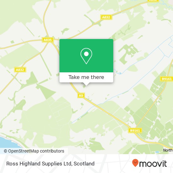 Ross Highland Supplies Ltd map