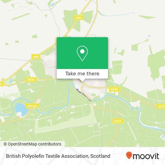 British Polyolefin Textile Association map