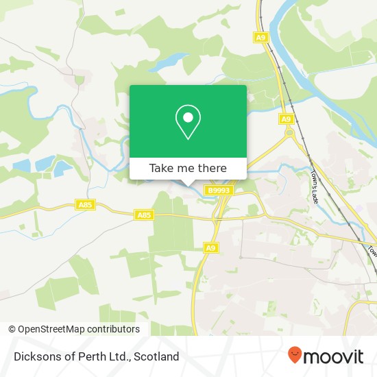 Dicksons of Perth Ltd. map