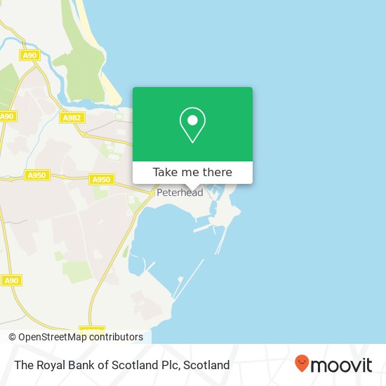 The Royal Bank of Scotland Plc map