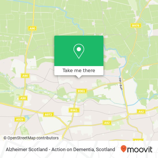 Alzheimer Scotland - Action on Dementia map