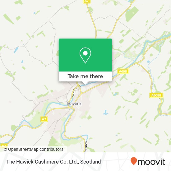 The Hawick Cashmere Co. Ltd. map