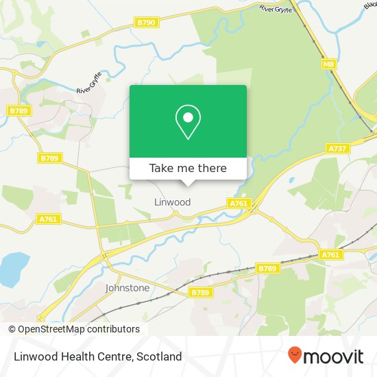 Linwood Health Centre map
