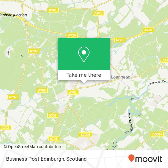 Business Post Edinburgh map