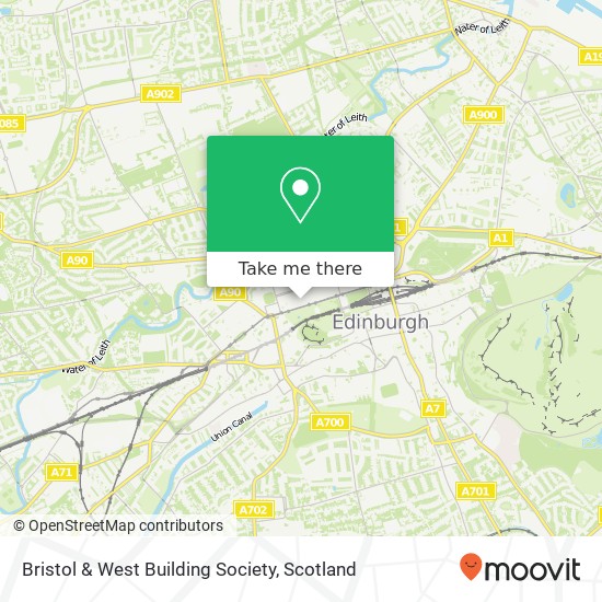 Bristol & West Building Society map