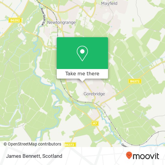 James Bennett map