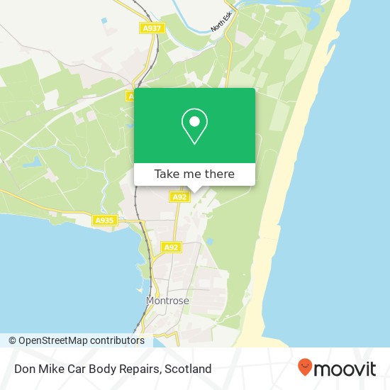 Don Mike Car Body Repairs map