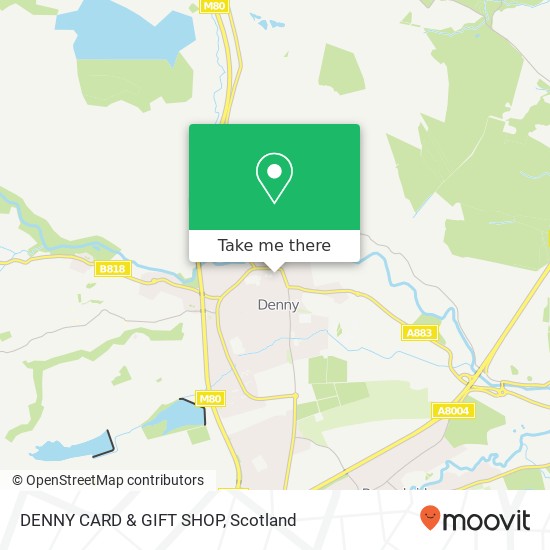 DENNY CARD & GIFT SHOP map