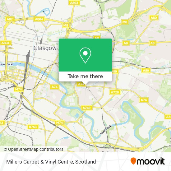 Millers Carpet & Vinyl Centre map