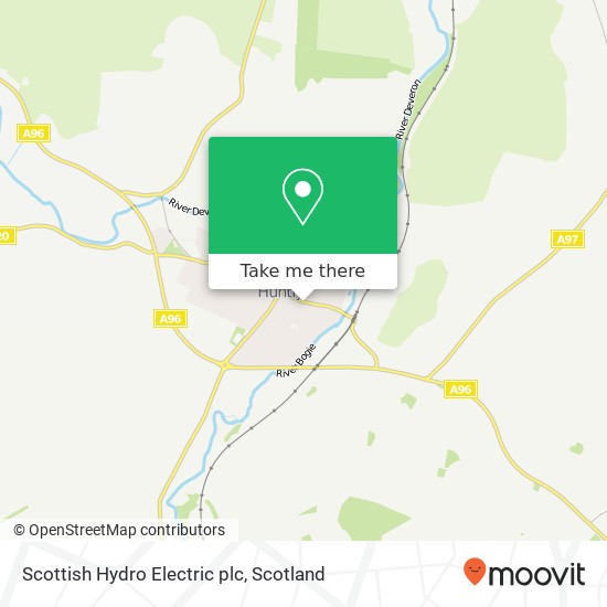 Scottish Hydro Electric plc map