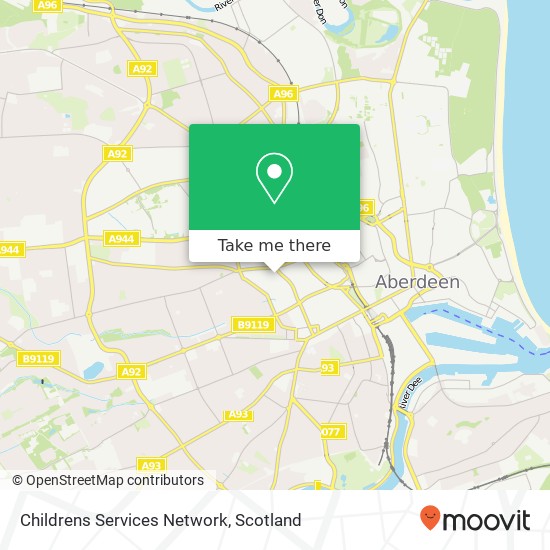 Childrens Services Network map
