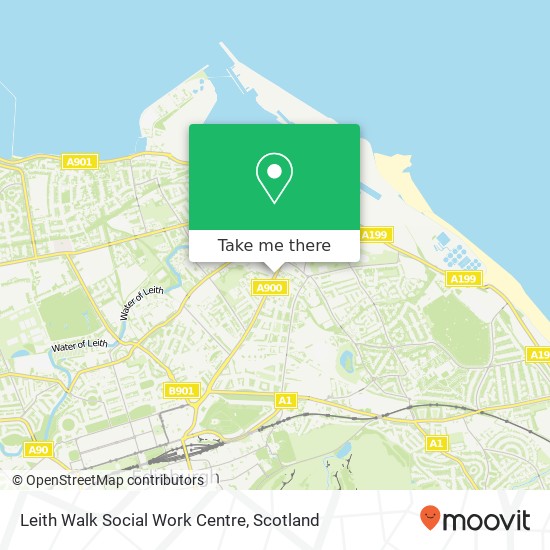 Leith Walk Social Work Centre map