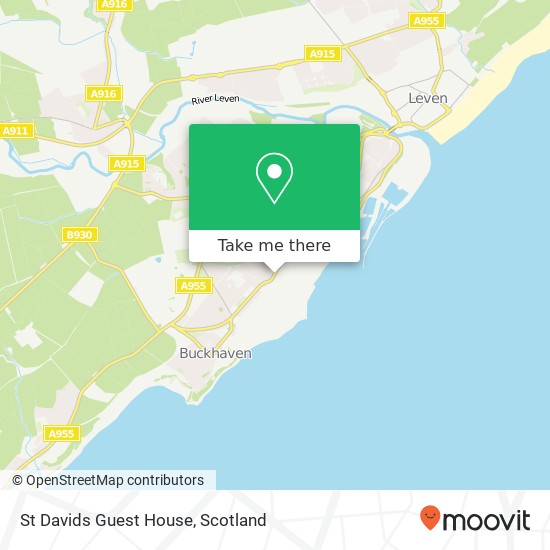 St Davids Guest House map