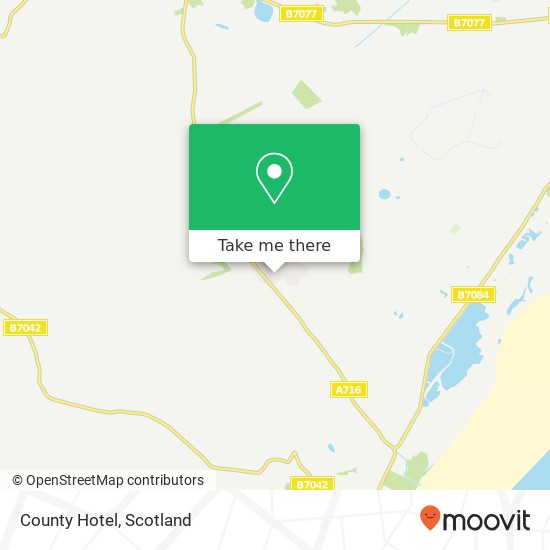 County Hotel map