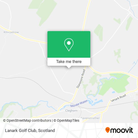 Lanark Golf Club map