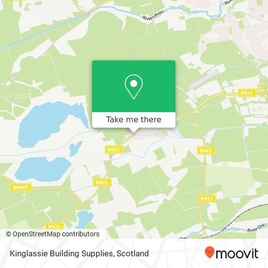 Kinglassie Building Supplies map