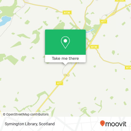 Symington Library map