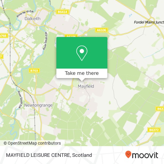 MAYFIELD LEISURE CENTRE map