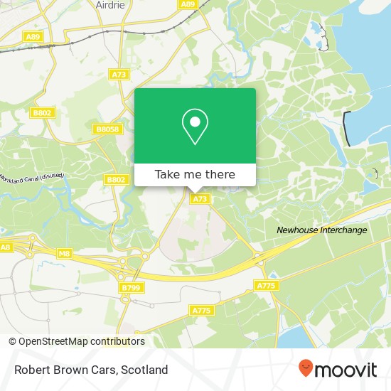 Robert Brown Cars map