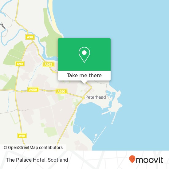 The Palace Hotel map