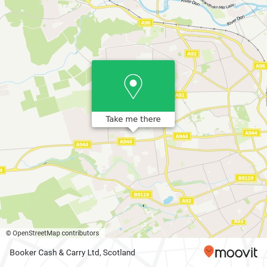 Booker Cash & Carry Ltd map