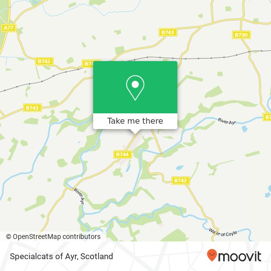 Specialcats of Ayr map