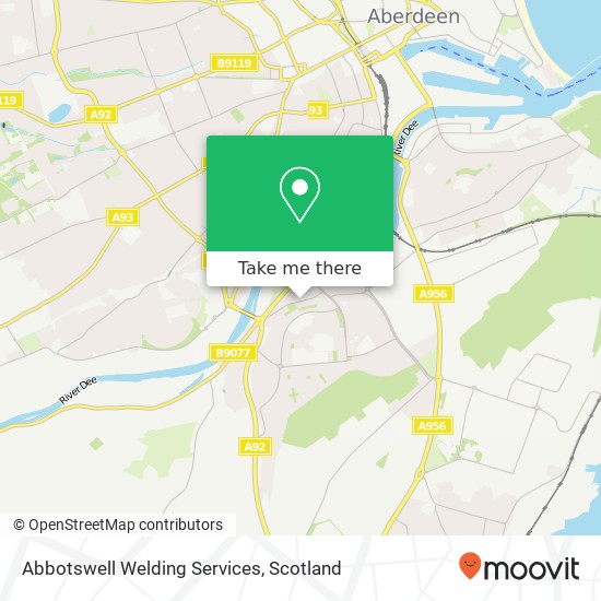 Abbotswell Welding Services map