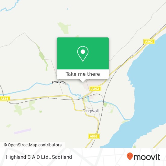 Highland C A D Ltd. map