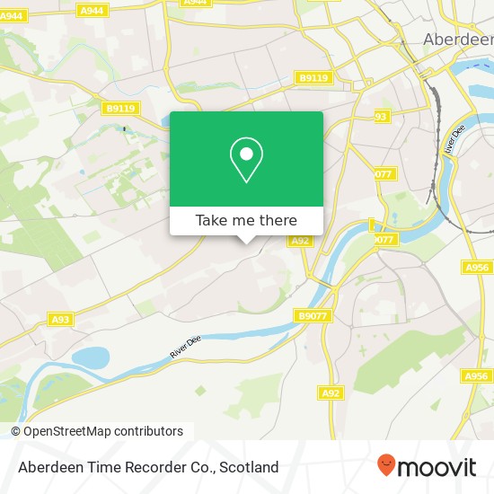 Aberdeen Time Recorder Co. map