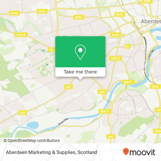 Aberdeen Marketing & Supplies map