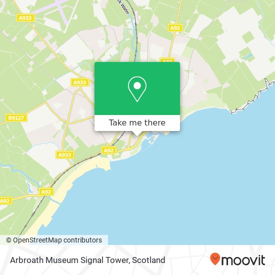 Arbroath Museum Signal Tower map