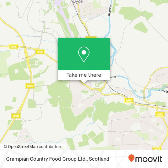 Grampian Country Food Group Ltd. map