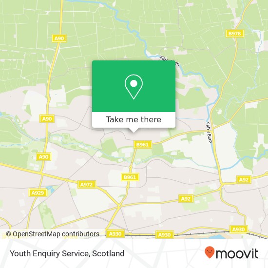 Youth Enquiry Service map