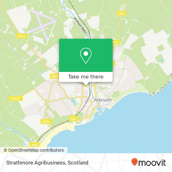 Strathmore Agribusiness map