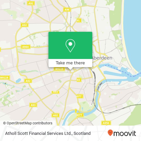 Atholl Scott Financial Services Ltd. map