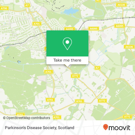 Parkinson's Disease Society map