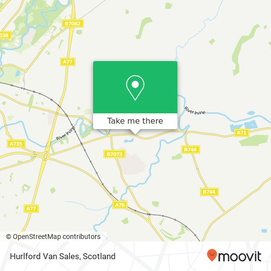 Hurlford Van Sales map