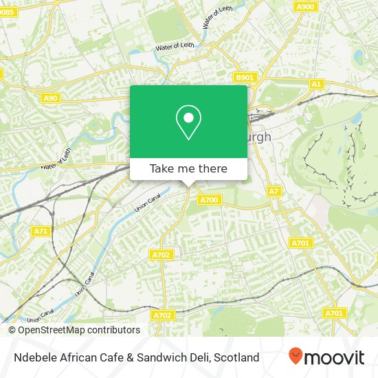 Ndebele African Cafe & Sandwich Deli map