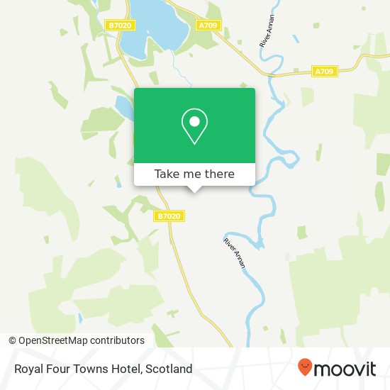 Royal Four Towns Hotel map