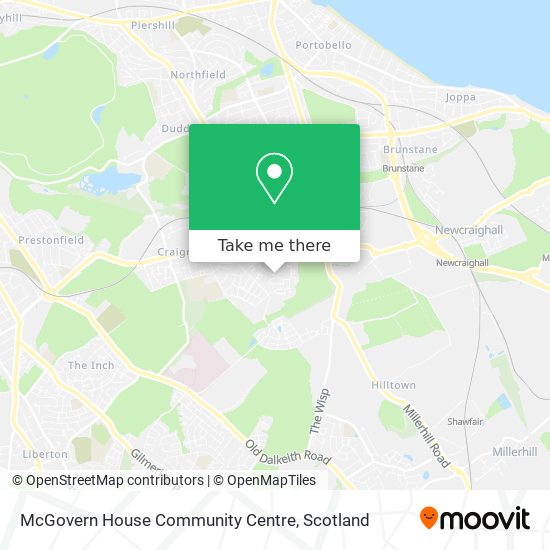 McGovern House Community Centre map